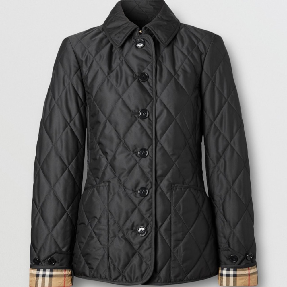 Burberry Black Quilted Jacket